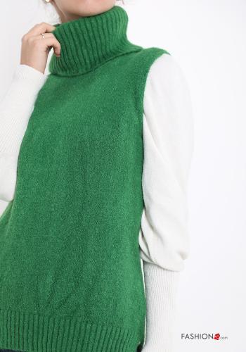 ärmellos Strickpullover Rollkragen- - ph 4
