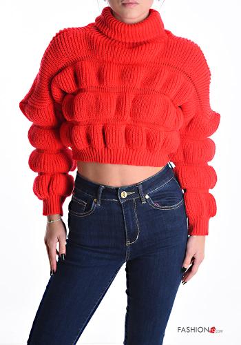 Maglione corto a collo alto - ph 1
