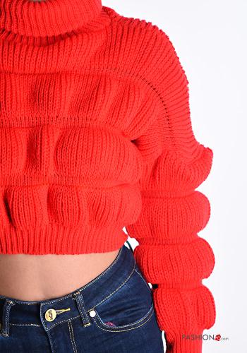 Maglione corto a collo alto - ph 4