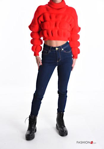 Maglione corto a collo alto - ph 5