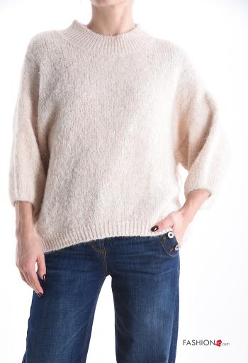 Jersey de Mezcla de Lana