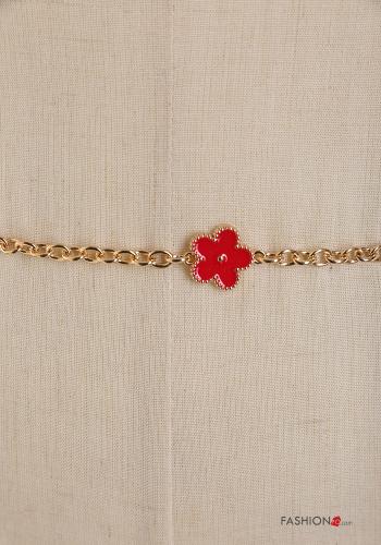 Cinturón ajustable Estampado Floral con cadena - ph 3