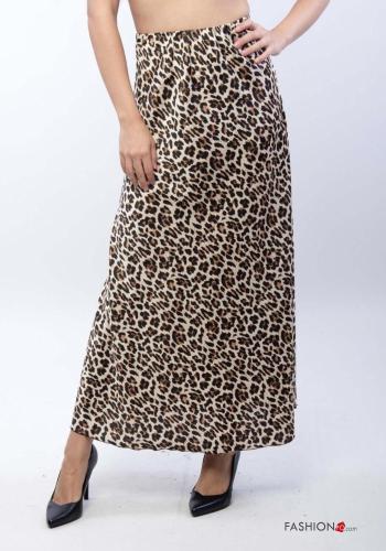 Animal print Skirt with elastic - ph 1