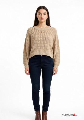 Maglione maniche lunghe girocollo