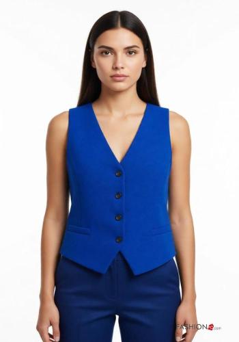 Smanicato con bottoni scollo a V - ph 1