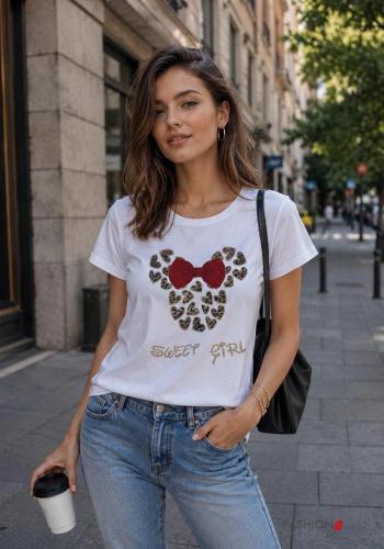 T-shirt in Cotone