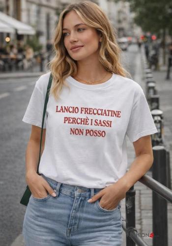 T-shirt in Cotone