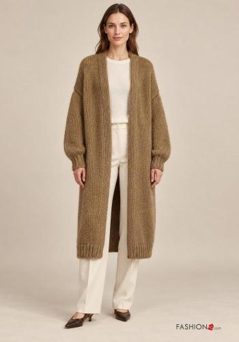 Cardigan in Misto Lana