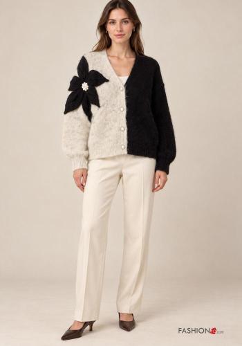 Cardigan in Misto Lana