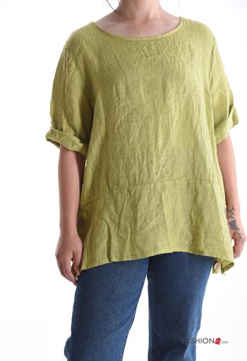 Bluse aus Leinen