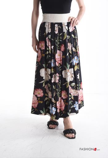Patterned Cotton Skirt - ph 1