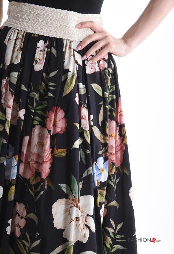 Patterned Cotton Skirt - ph 4