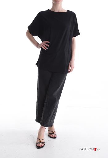 short sleeve crew neck Cotton T-shirt - ph 5