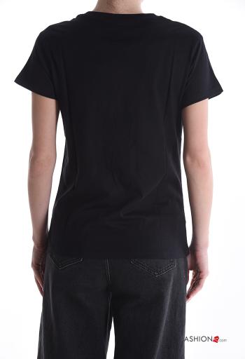 T-shirt in Cotone maniche corte girocollo - ph 2