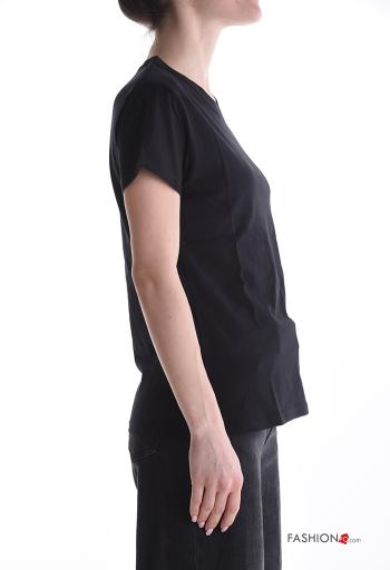 T-shirt in Cotone maniche corte girocollo - ph 3