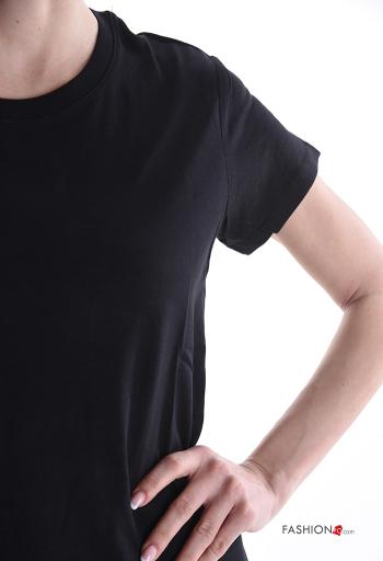 T-shirt in Cotone maniche corte girocollo - ph 4
