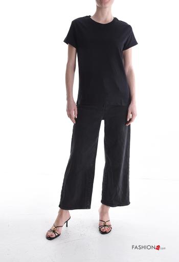T-shirt in Cotone maniche corte girocollo - ph 5