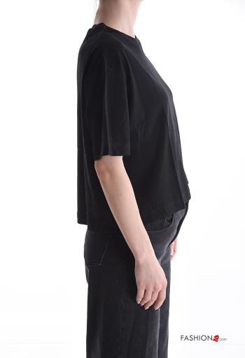 T-shirt in Cotone maniche corte girocollo - ph 3