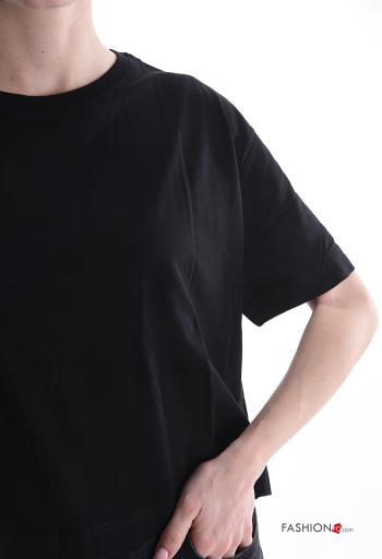 T-shirt in Cotone maniche corte girocollo - ph 4