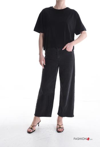 T-shirt in Cotone maniche corte girocollo - ph 5