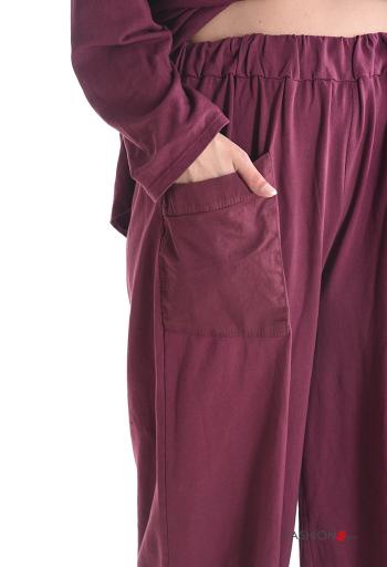 long sleeve crew neck Cotton Sports set with pockets with elastic - ph 4