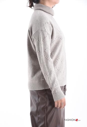 heart motif Rollneck - ph 3