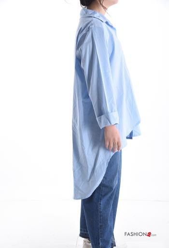 Camicia in Cotone maniche lunghe asimmetrico - ph 3