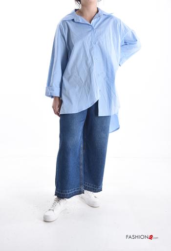 Camicia in Cotone maniche lunghe asimmetrico - ph 5