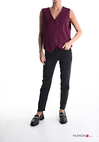 Gilet with buttons with v-neck - ph 5