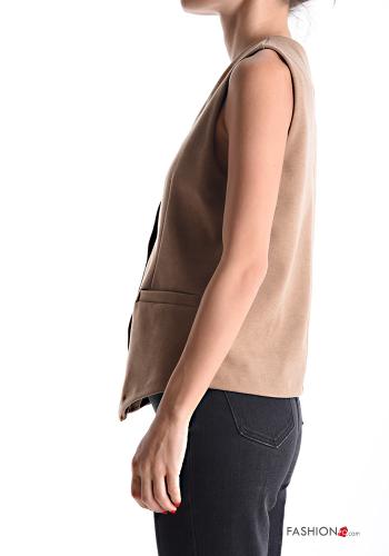 Gilet with buttons with v-neck - ph 3