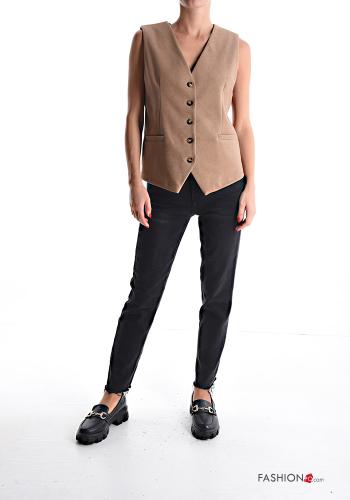 Gilet with buttons with v-neck - ph 5