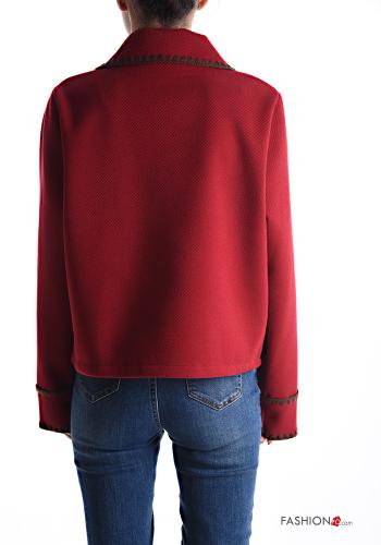 long sleeve with collar Wool Mix Jacket with buttons without lining with pockets - ph 2