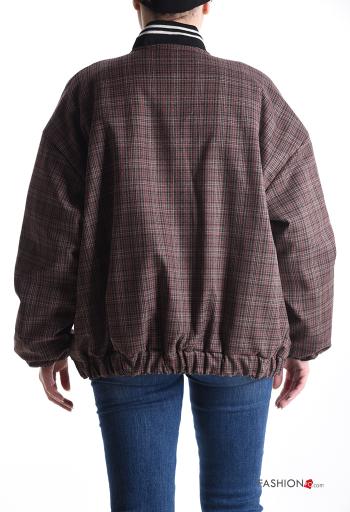 Tartan Wind Jacket with lining with elastic - ph 2