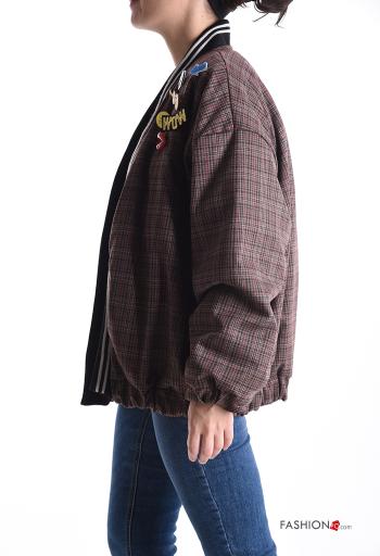 Tartan Wind Jacket with lining with elastic - ph 3