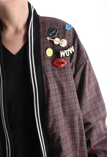 Tartan Wind Jacket with lining with elastic - ph 4