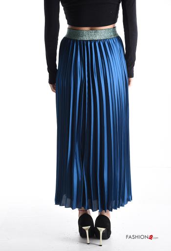 pleated lurex satin Skirt with elastic - ph 2