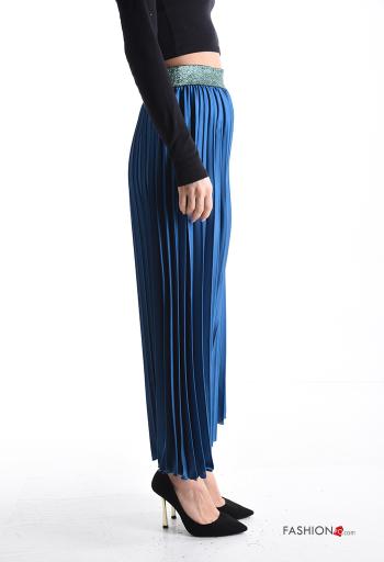 pleated lurex satin Skirt with elastic - ph 3