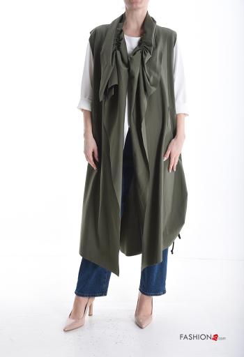 sleeveless Cotton Gilet with pockets