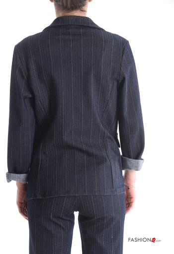 Striped long sleeve Jacket with buttons - ph 2