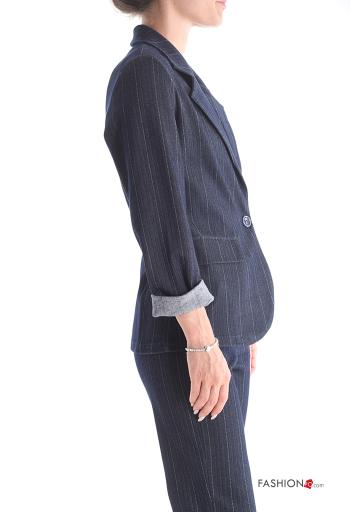 Striped long sleeve Jacket with buttons - ph 3