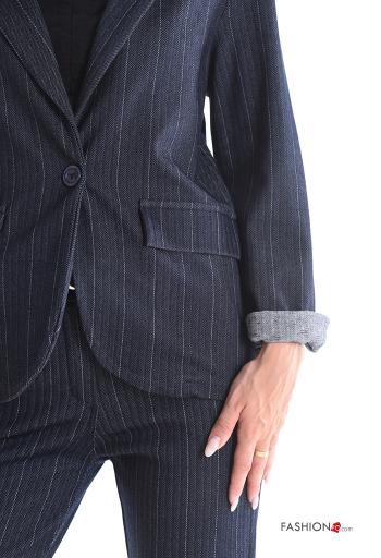 Striped long sleeve Jacket with buttons - ph 4