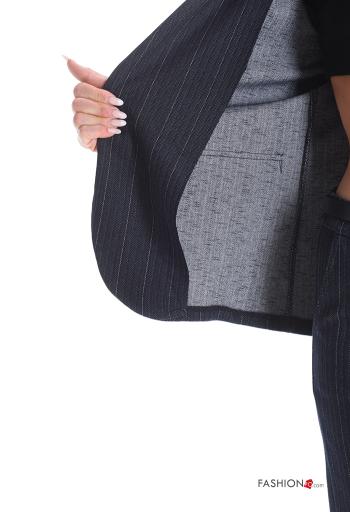 Striped long sleeve Jacket with buttons - ph 6