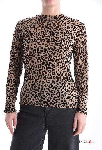 Animal print Long sleeved top - ph 1