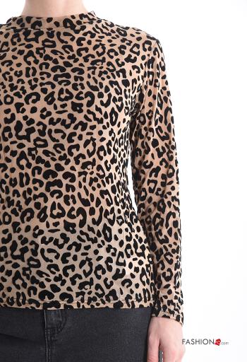 Animal print Long sleeved top - ph 4