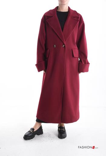 double-breasted Coat with pockets