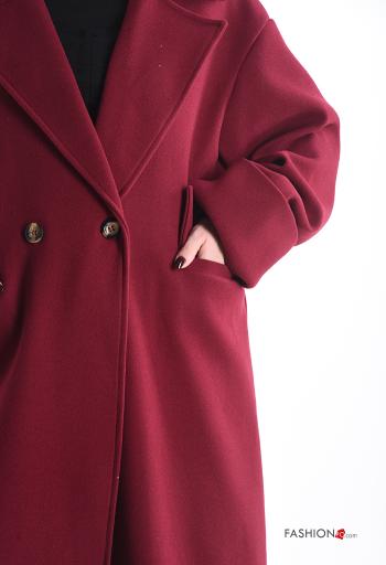 double-breasted Coat with pockets - ph 4