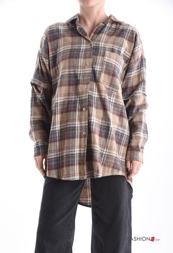 Vichy Wool Mix Shirt