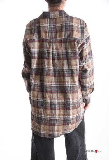 Vichy Wool Mix Shirt - ph 2
