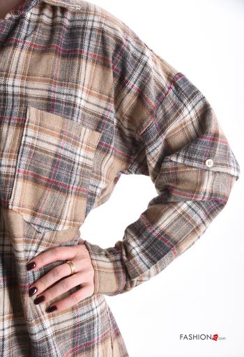 Vichy Wool Mix Shirt - ph 4