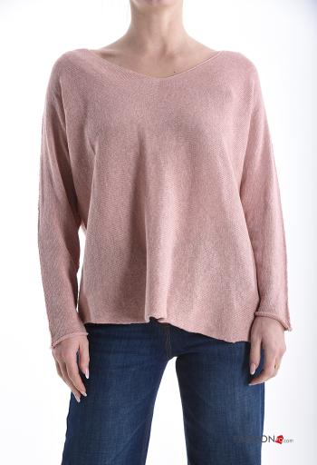 Jersey de Algodón manga larga con cuello en v - ph 1